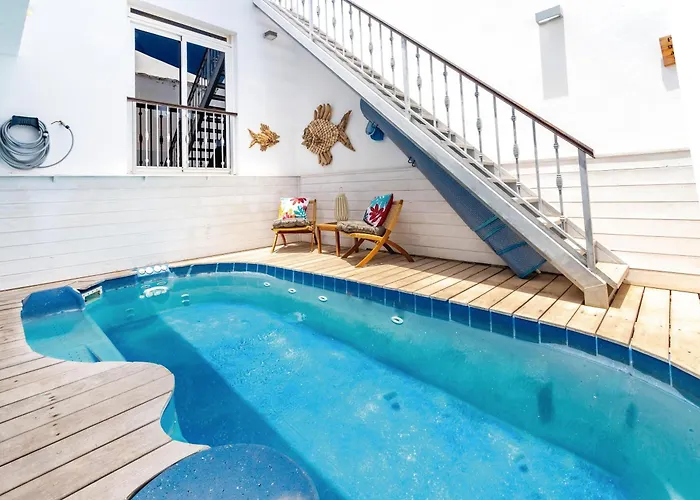 Дом отдыха The House - Location - Private Plunge Pool - Roof Terrace - 100m To Коста-Тегисе